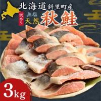 ふるさと納税 【訳あり】北海道産 無塩天然秋鮭切身 3kg 無添加 北海道斜里町 | ふるなび(ふるさと納税)