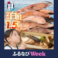 ふるさと納税 【ふるなびWEEK対象】訳あり！天然 白鮭 甘口 切身 約1.5kg バラ凍結 大袋ジッパー (a10-1177d) 静岡県焼津市 | ふるなび(ふるさと納税)
