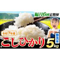 ふるさと納税 【隔月6回 定期便】無洗米こしひかり 5kg 熊本県苓北町 | ふるなび(ふるさと納税)