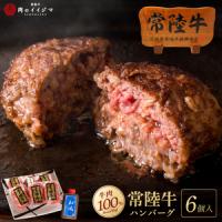 ふるさと納税 常陸牛100％ ハンバーグ 無添加 100g×6個 リピーター続出！ 冷凍 食べ物 肉 ギフト 11000円 焼くだけでレストランの味 お歳暮.. 茨城県水戸市 | ふるなび(ふるさと納税)