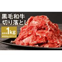 ふるさと納税 黒毛和牛 切り落とし 約1kg 500g×2パック 牛肉  熊本県菊池市 | ふるなび(ふるさと納税)