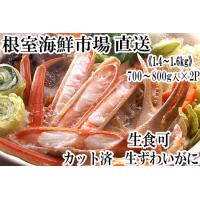 ふるさと納税 根室海鮮市場＜直送＞生食可！カット済み生ずわいがに700〜800g×2P(計1.4〜1.6kg) B-28088 北海道根室市 | ふるなび(ふるさと納税)