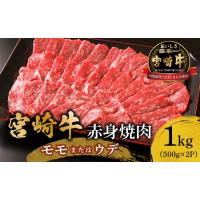 ふるさと納税 宮崎牛赤身焼肉1kg 牛 焼肉 赤身 宮崎県宮崎市 | ふるなび(ふるさと納税)