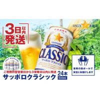 ふるさと納税 北海道 恵庭市 サッポロクラシック500ml×24本【300046】 | ふるさとチョイス