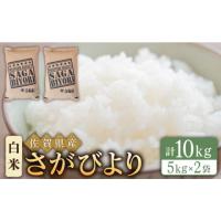 ふるさと納税 佐賀県 江北町 【14年連続 特A受賞】令和5年産  さがびより 白米 10kg ( 5kg×2袋 ) 【五つ星お米マイスター厳選】 [HBL004]特A評価 特A 佐賀 ブ… | ふるさとチョイス