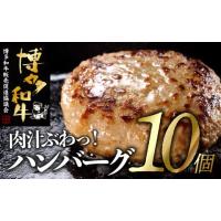 ふるさと納税 肉 ハンバーグ 福岡県 新宮町 A1464.手ごね博多和牛ハンバーグ１０個 | ふるさとチョイス