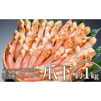 ふるさと納税 カニ ずわいガニ 北海道 小清水町 ひとくちサイズ お刺身も出来る 生冷凍ズワイガニ爪下 約1kg 0303504 | ふるさとチョイス