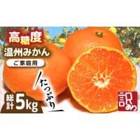 ふるさと納税 果物類 みかん 長崎県 南島原市  2025年11月下旬〜発送 高糖度 温州みかん 約5kg（傷もの） ／ みかん 訳あり ミカン 蜜柑 長崎県産みかん 糖度 … | ふるさとチョイス