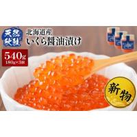 ふるさと納税 いくら 北海道 羽幌町  10営業日以内発送 北海道産 天然秋鮭 いくら醤油漬け 540g(180g×3) | いくら イクラ 醤油漬け 鮭 秋鮭 いくら丼 小分け … | ふるさとチョイス