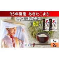 ふるさと納税 秋田県 男鹿市 定期便 令和5年産 あきたこまち 精米 10kg 5kg×2袋 6ヶ月連続発送（合計 60kg） 秋田食糧卸販売 | ふるさとチョイス