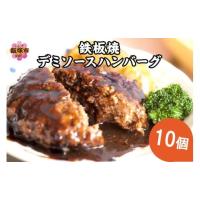 ふるさと納税 肉 ハンバーグ 福岡県 飯塚市 鉄板焼ハンバーグ デミソース 10個 A-848 惣菜 ハンバーグ 温めるだけ 福岡 飯塚 冷凍 小分け 肉 牛 簡単調理 特製… | ふるさとチョイス