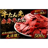 ふるさと納税 牛肉 タン 宮城県 美里町 牛たん先　赤身牛たん　500ｇ ／ 和牛 牛 肉 たんタン 厚切りタン 赤身 ttru024 | ふるさとチョイス