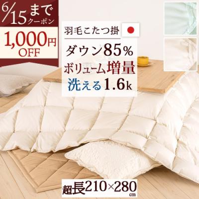西川リビング】西川の羽毛こたつ掛けふとん・敷き布団 あったか