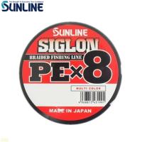 (特価) サンライン シグロン PEx8 100m(連結100m×1) 0.8号 12lb 10m×5色マーキング PEライン 8本編み | FWS-アルファ