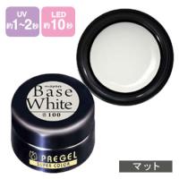 PREGEL プリジェル カラーEx ジェルネイル カラージェル 4g 100 ベースホワイト 【定形外郵便】 | グルービーネイルYahoo!店