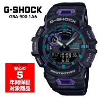 G-SHOCK GBA-900-1A6 Bluetooth搭載 スマートフォンリンク ブラック パープル アナデジ 腕時計 Gショック ジーショック CASIO カシオ | G専門店G-SUPPLY