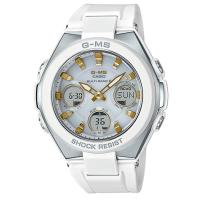 BABY-G ベビーG ベビージー G-MS（ジーミズ） カシオ CASIO 電波 ソーラー アナデジ 腕時計 ホワイト ゴールド MSG-W100-7A2JF 国内正規モデル | G専門店G-SUPPLY
