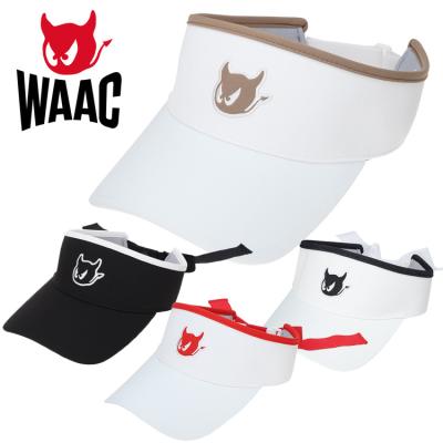 WAAC ゴルフ バイザー レディース（色：ベージュ系）｜帽子