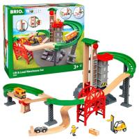 BRIO (ブリオ) WORLD ウェアハウスレールセット 対象年齢 3歳~ (電車 おもちゃ 木製 レール) 33887 | 雑貨屋ゼネラルストア