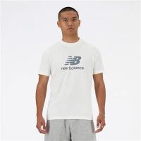 送料無料 メール便発送 即納可★【New Balance】ニューバランス New Balance Stacked Logo ショートスリーブTシャツ MT41502 | ガイナバザール