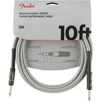 Fender Professional Series Instrument Cable, 10', White Tweed ギター・ベース用ケーブル〈フェンダー〉 | 楽器de元気