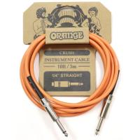 ORANGE/CA034 CRUSH Instrument Cable 10ft/3m Straight 楽器用シールドケーブル【オレンジ】 | 楽器de元気