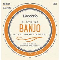 D'addario/バンジョー弦/EJ61 Medium/Nickel 5-string〈ダダリオ〉 | 楽器de元気