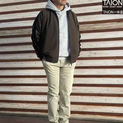 【TAION✨ダウン✨L】ナイロン ジャケット セットアップ 上下 ベロア ベロア ジャージ（TAION）のおすすめ人気商品一覧 通販 - Yahoo