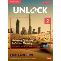 【取寄品】【取寄時、納期1〜3週間】Unlock 2/E Listening Speaking ＆ Critical Thinking Level 2 Student’s Book with Digital Pack【ネコポスは送料無料】 | エイブルマートヤフー店