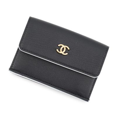 CHANEL レディース三つ折財布（色：ブラック系）｜財布｜ファッション
