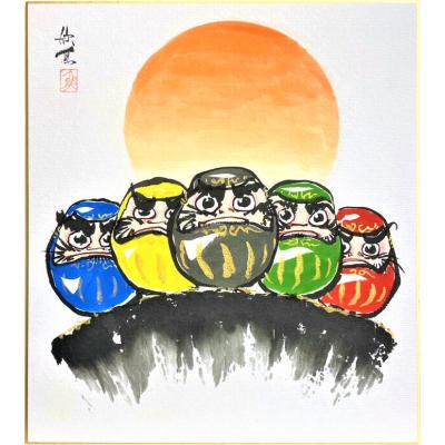 だるま ダルマ 達磨（日本画）｜絵画｜美術、工芸品 | 楽器、手芸