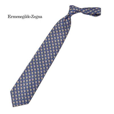 ✨美品✨エルメネジルドゼニア ネクタイ ストライプ ブルー シルク100% 高級 ✨美品✨エルメネジルドゼニア ネクタイ ストライプ ブルー