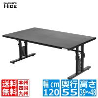 爆買 昇降式 デスク BHD-1200L バウヒュッテ専門店 パソコン パソコンデスク ロータイプ ローデスク 高さ調節 幅120 ゲーマーズハイド | Gamers Hide