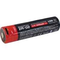ＺＥＸＵＳ ＬＥＤヘッドライト専用リチウム電池 ＺＲ−０２ ３４００ｍＡｈ ZR-02 1個 | ものづくりのがんばり屋ヤフー店