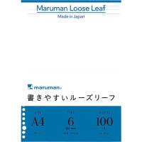 ■マルマン Ａ４ ルーズリーフ ６ｍｍ罫 １００枚 L1101H 1冊 | ものづくりのがんばり屋ヤフー店