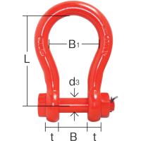 【送料無料】大洋 軽量シャックル ＲＢ−１０ｔ（１０６２７５８） RB-10T 1個【北海道・沖縄送料別途】 | ものづくりのがんばり屋ヤフー店