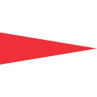 ■緑十字 マーキング用ステッカー 赤 マーキング−５１５Ｒ ５×１５ｍｍ三角 １００枚組 ＰＥＴ 208703 1組 | ものづくりのがんばり屋ヤフー店