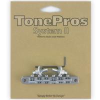 トーンプロス ギターパーツ ブリッジ　クローム　NVR2-C　TonePros AVR2 with Standard Nashville Post Tuneomatic | G&G MUSIC HOTLINE