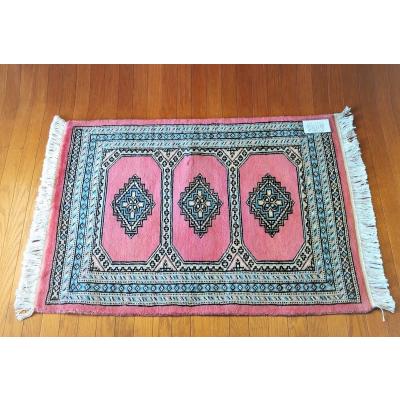 パキスタン手織りマット62x83cm(786)ギャッベ・ペルシャ・毛・じゅうたん