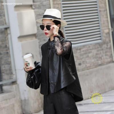 本革レザーベスト（レディースファッション） | ファッション の