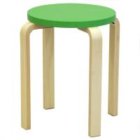 木製丸椅子 1脚入り グリーン Z-SHSC-1GN 木製 丸イス アール・エフ・ヤマカワ(個人様お届け可能商品) | ムラカミビジネス　特選工房