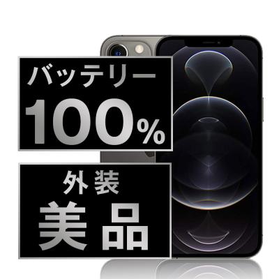 iPhone12ProMax 256GB SIMフリー 【バッテリー100%】 iPhone 12