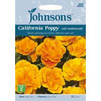 【種子】Johnsons Seeds California Poppy(Eschscholzia) Lady Marmalade カリフォルニアポピー（エスコルシア） レディーマーマレード ジョンソンズシード | Gardener s Shop Ivy