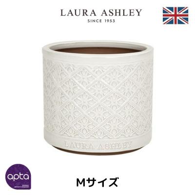 LAURA ASHLEY 植木鉢 LAURA ASHLEY グレー角型植木鉢22㎝最終価格