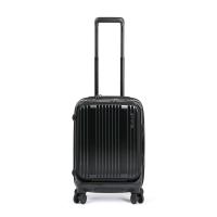 バーマス BM インターシティ フロントオープン48c ジェットブラック スーツケース 35L 静音 6052010 | GBFT Premium