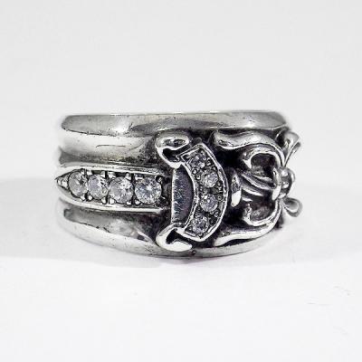 CHROME HEARTS メンズリング、指輪(石の素材:ダイヤモンド)の CHROME HEARTS メンズリング、指輪(石の素材:ダイヤモンド)の