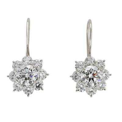 ハリー ウィンストン ダイヤ ピアス 0.42 0.41 F VS1 3EX HARRY