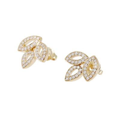 最高級　925 k18 ゴールド　ダイヤモンド　リリー　クラスターピアス 楽天市場】ハリーウィンストン リリークラスター ピアス