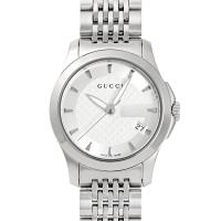 グッチ GUCCI Gタイムレス YA126501 シルバー文字盤 新品 腕時計 レディース | ジェムキャッスルゆきざき