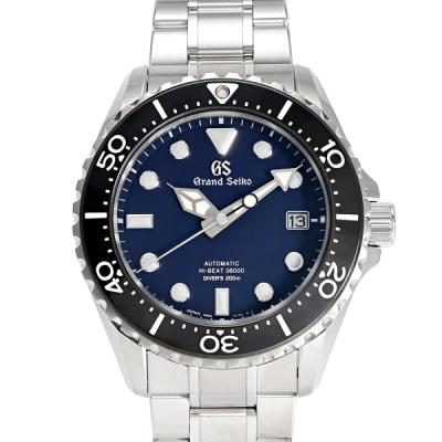 GRAND SEIKO 自動巻き時計/日付/曜日（ブルー）グランドセイコー